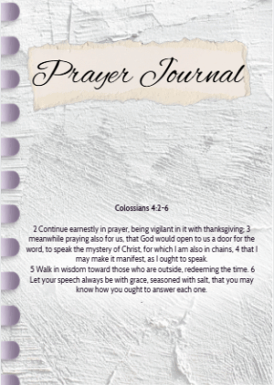 Prayer Journal (English)