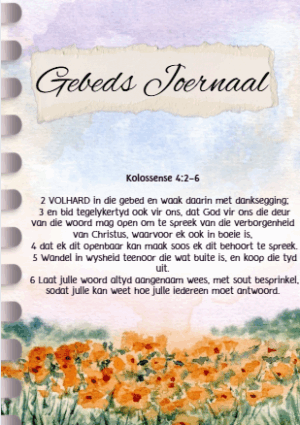 Gebeds Joernaal (Afrikaans)